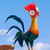 Hei Hei rooster from Moana movie